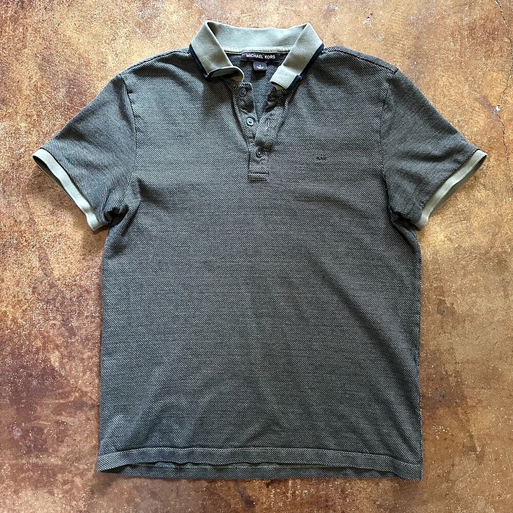 Michael Kors Mens Pique Polo Shirt